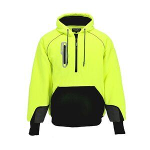 NEW! RefrigiWear Men's PolarForce Hoodie Sweatshirt - 3 Layer Ultra Quilted Warm